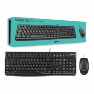 Logitech Desktop MK120 – USB Keyboard & Mouse Combo