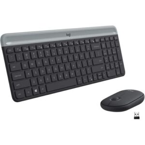 Logitech MK470 Slim Wireless Keyboard and Mouse Combo - Graphite - 920-009204